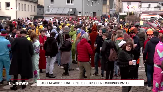 Laudenbach: kleine Gemeinde - grosser Faschingsumzug