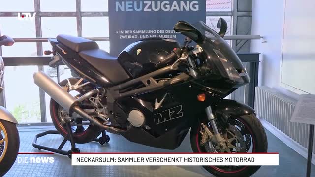 Neckarsulm: Sammler verschenkt historisches Motorrad