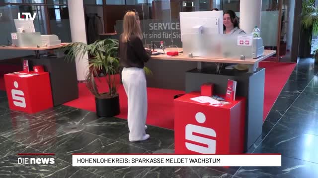 Hohenlohekreis: Sparkasse meldet Wachstum