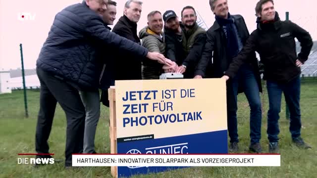 Harthausen: Innovativer Solarpark als Vorzeigeprojekt