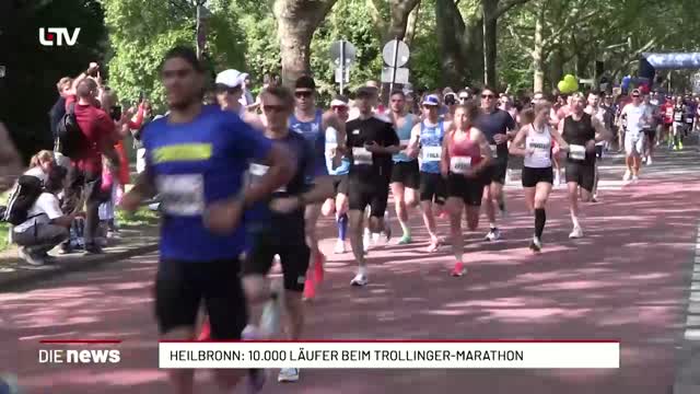 Heilbronn zieht 10.000 Läufer zum Trollinger-Marathon
