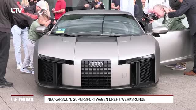 Neckarsulm präsentiert Audi Nuvolari vor großem Publikum