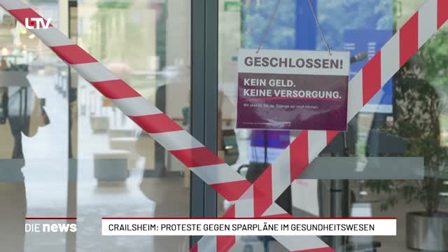Crailsheim: Proteste gegen Klinikabbau und Finanzpläne