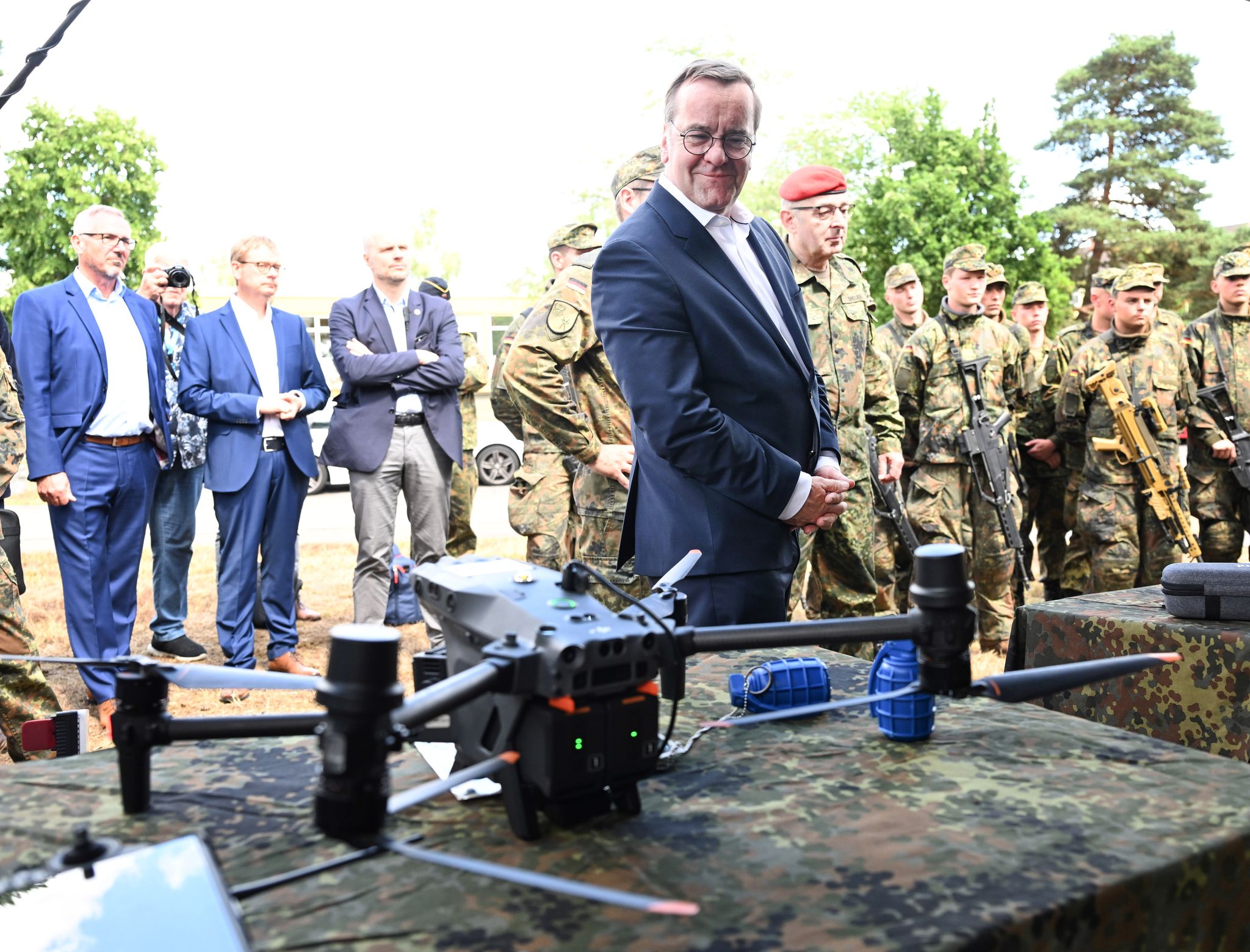 Bundesverteidigungsminister Boris Pistorius (SPD) will mehr Tempo bei der Infrastruktur der Bundeswehr. (Archivfoto)