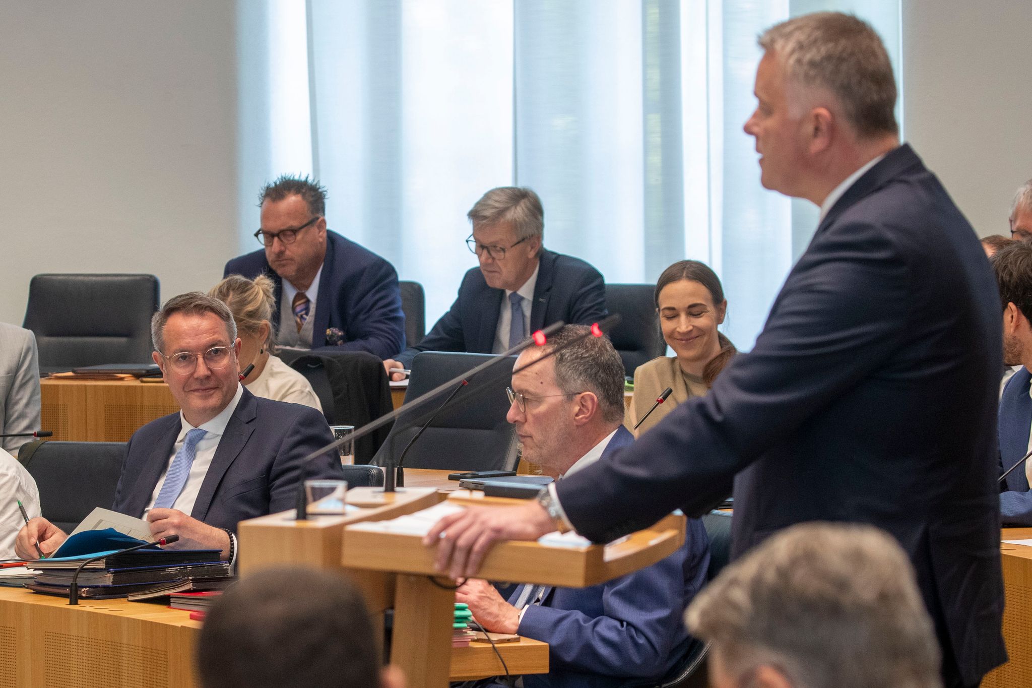 Werden SPD und CDU nach der Landtagswahl im März eine Regierung stellen? (Archivbild)
