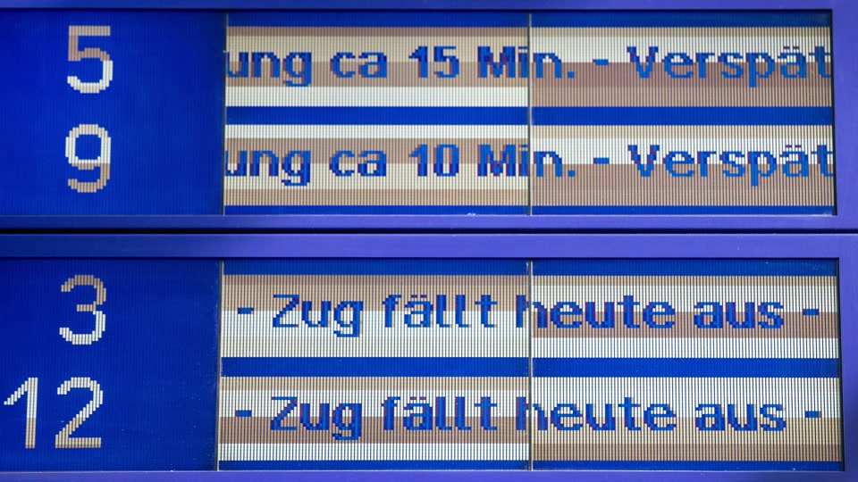 Zugausfälle zwischen Koblenz und Köln bis zum Mittag