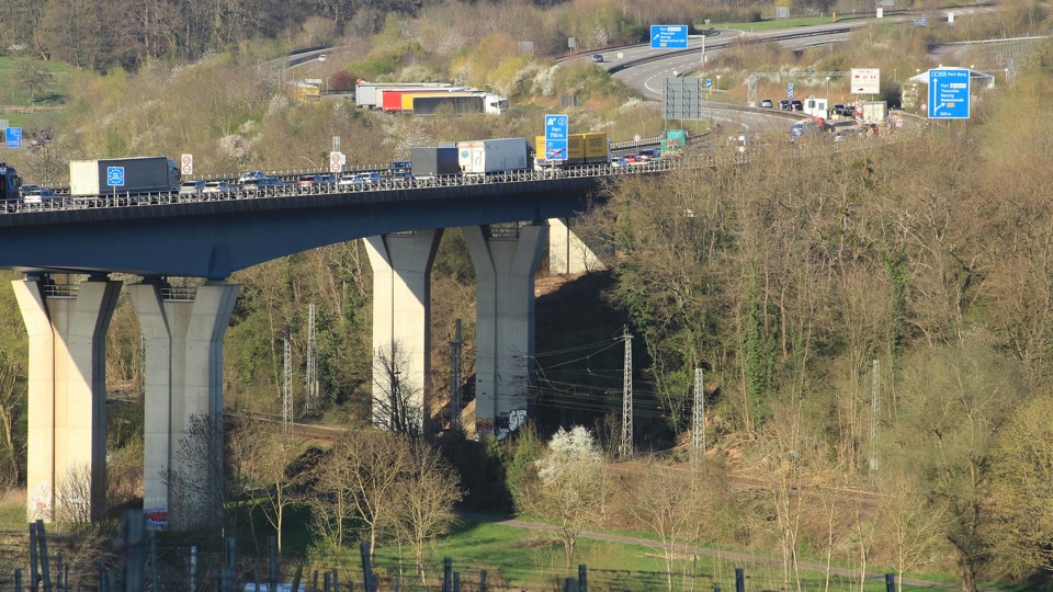 Verkehr auf Moselbrücke bei Schengen ab Montag eingeschränkt