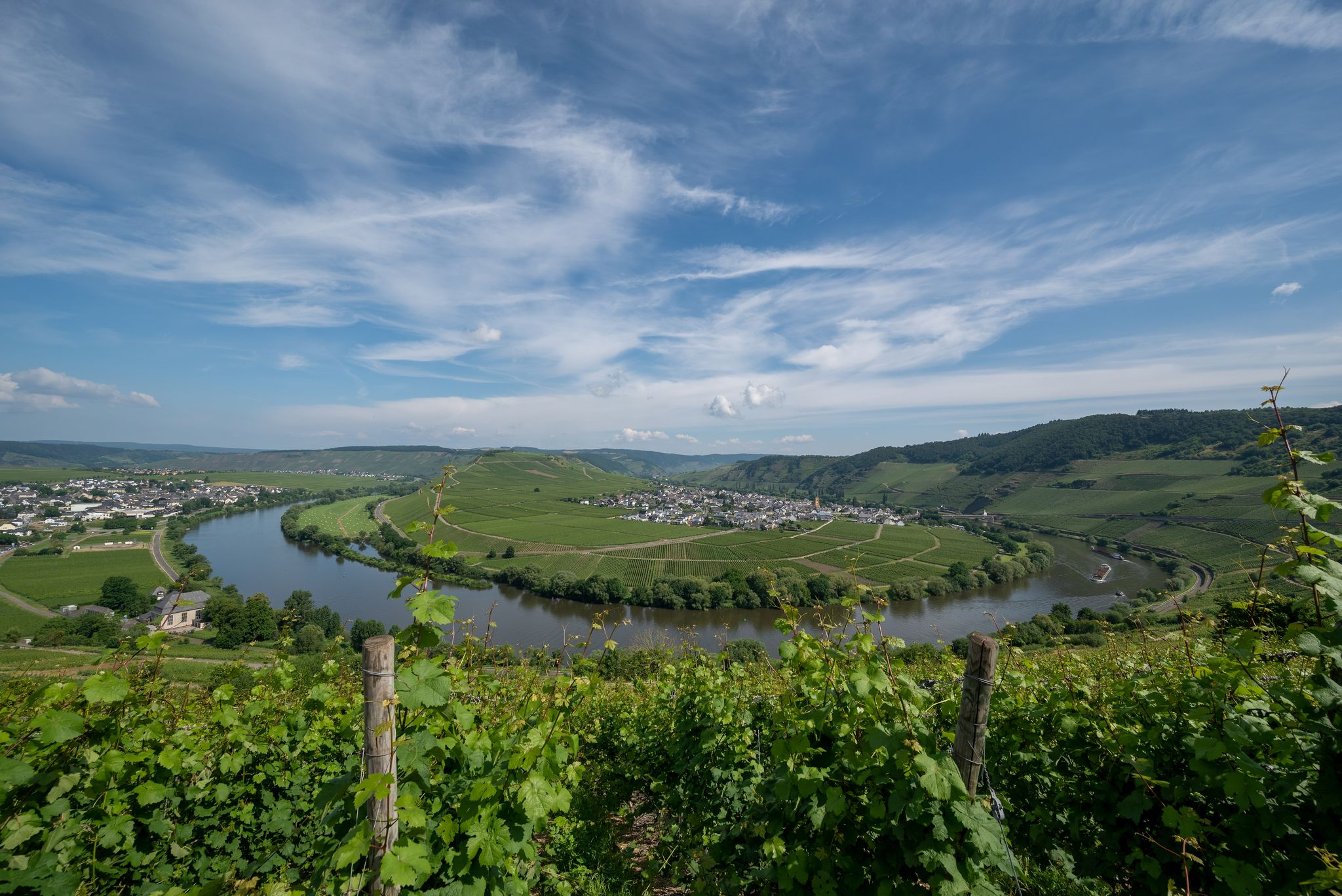 Die Mosel wurde 1964 als Großschifffahrtsstraße eröffnet. (Symbolbild)