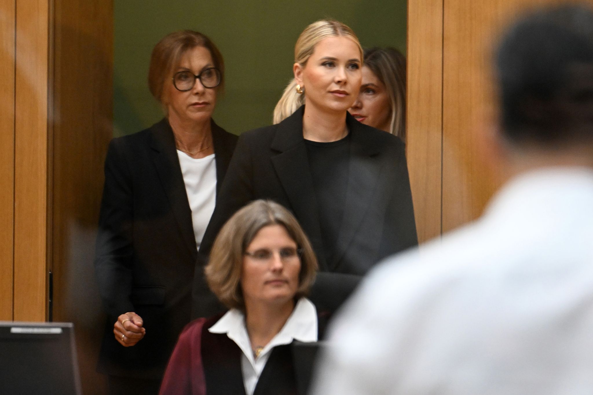 Die Angehörigen des getöteten Polizisten Rouven Laur verfolgten den Prozess. 