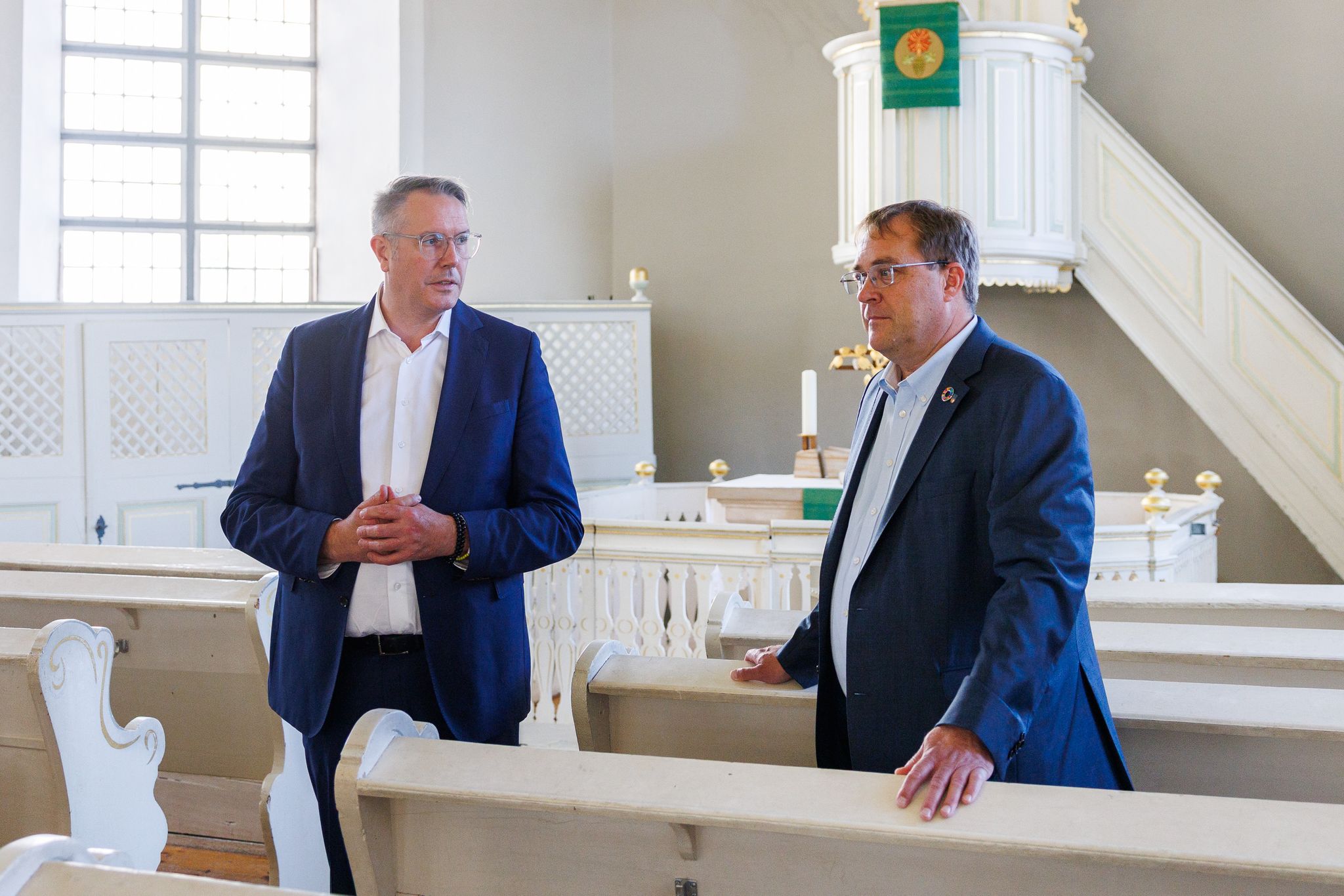In der Salvatorkirche in Kallstadt wurden Trumps Großeltern konfirmiert. (Archivbild)