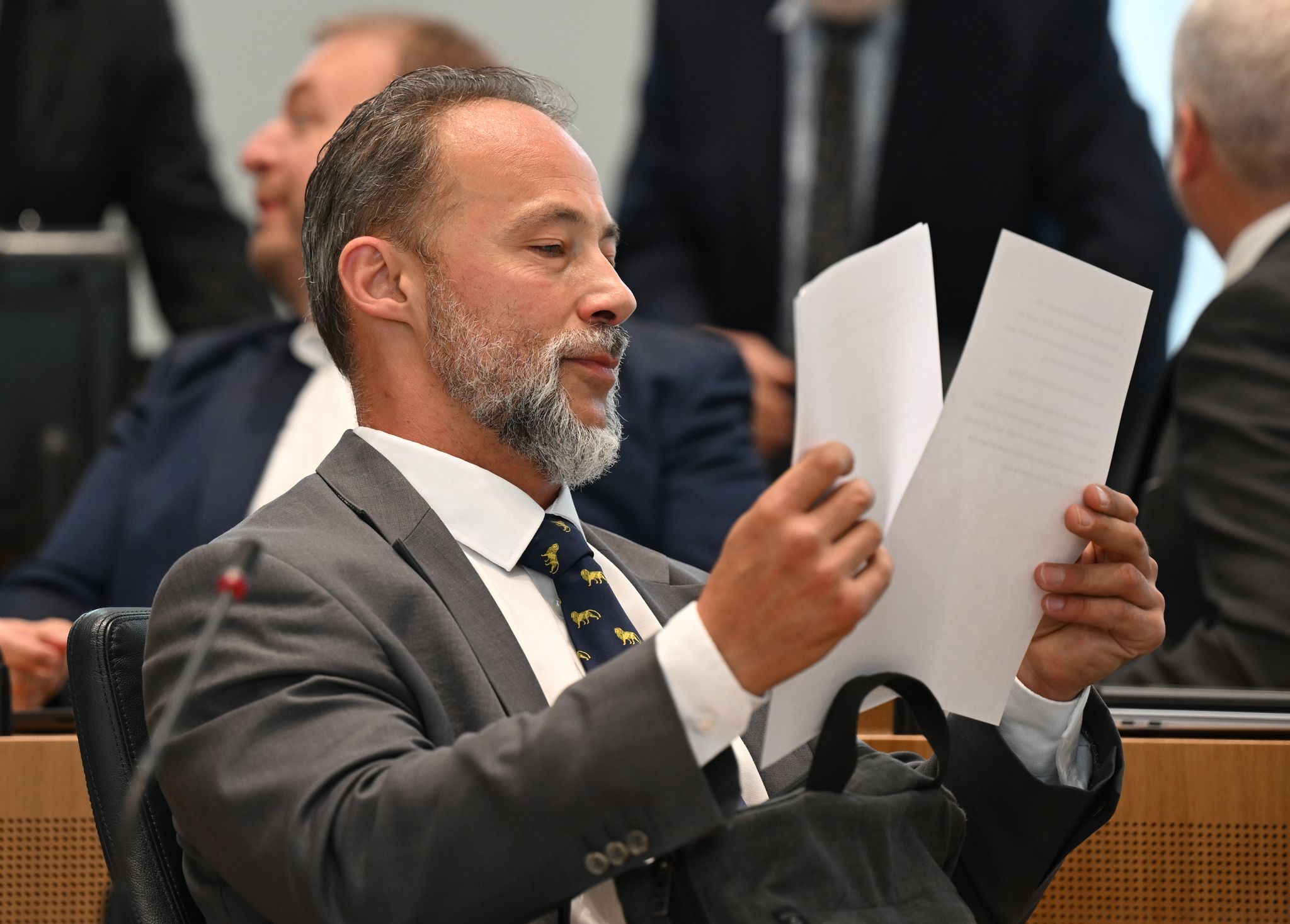 AfD-Spitzenkandidat Jan Bollinger hat das Ziel ausgegeben, mit seiner Partei stärkste Kraft bei der Landtagswahl zu werden. (Archivfoto)