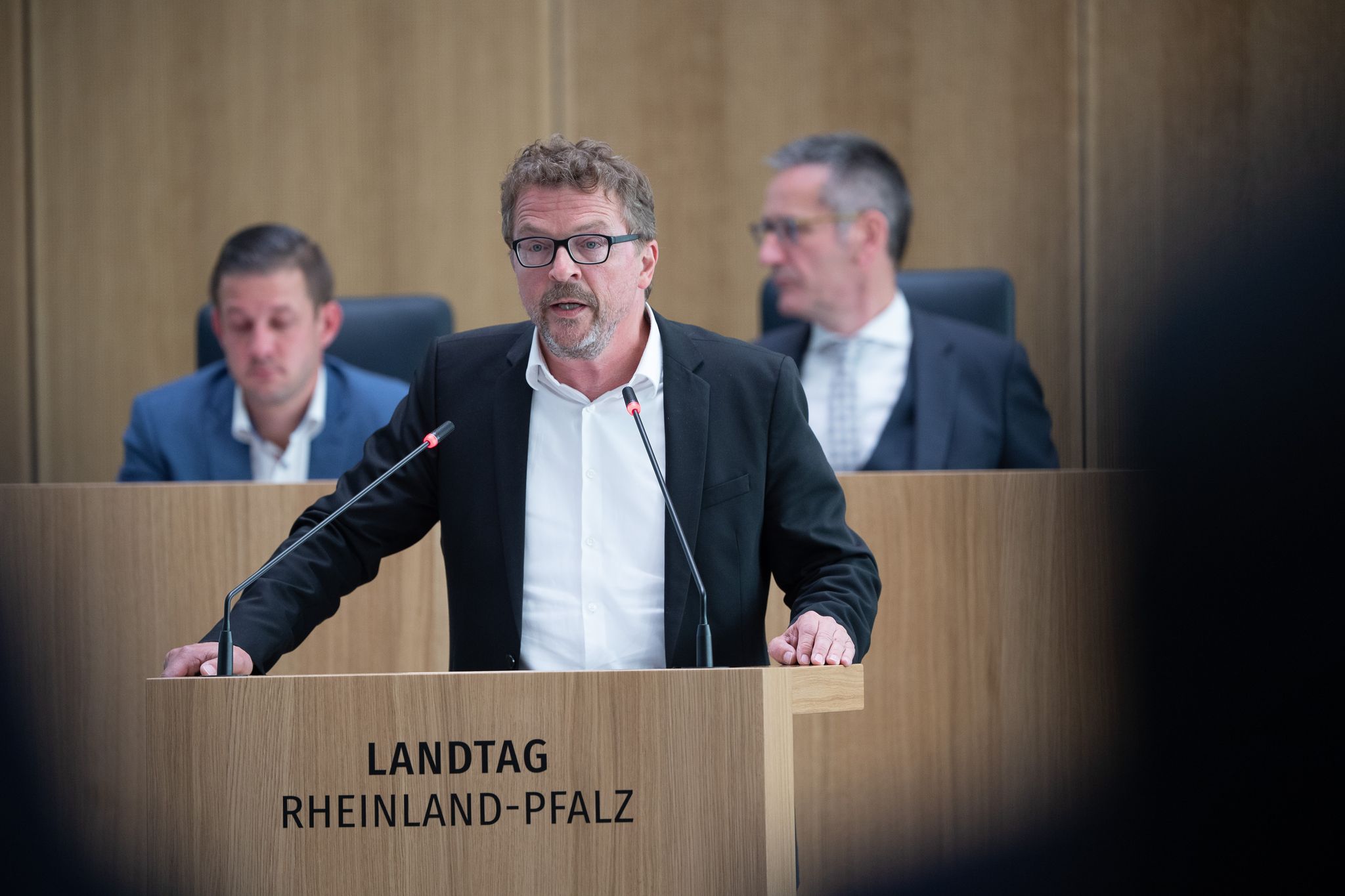 Der Parlamentarische Geschäftsführer der Grünen-Fraktion, Carl-Bernhard von Heusinger, hält der AfD vor, staatliche Institutionen schlechtzumachen. (Archivbild)