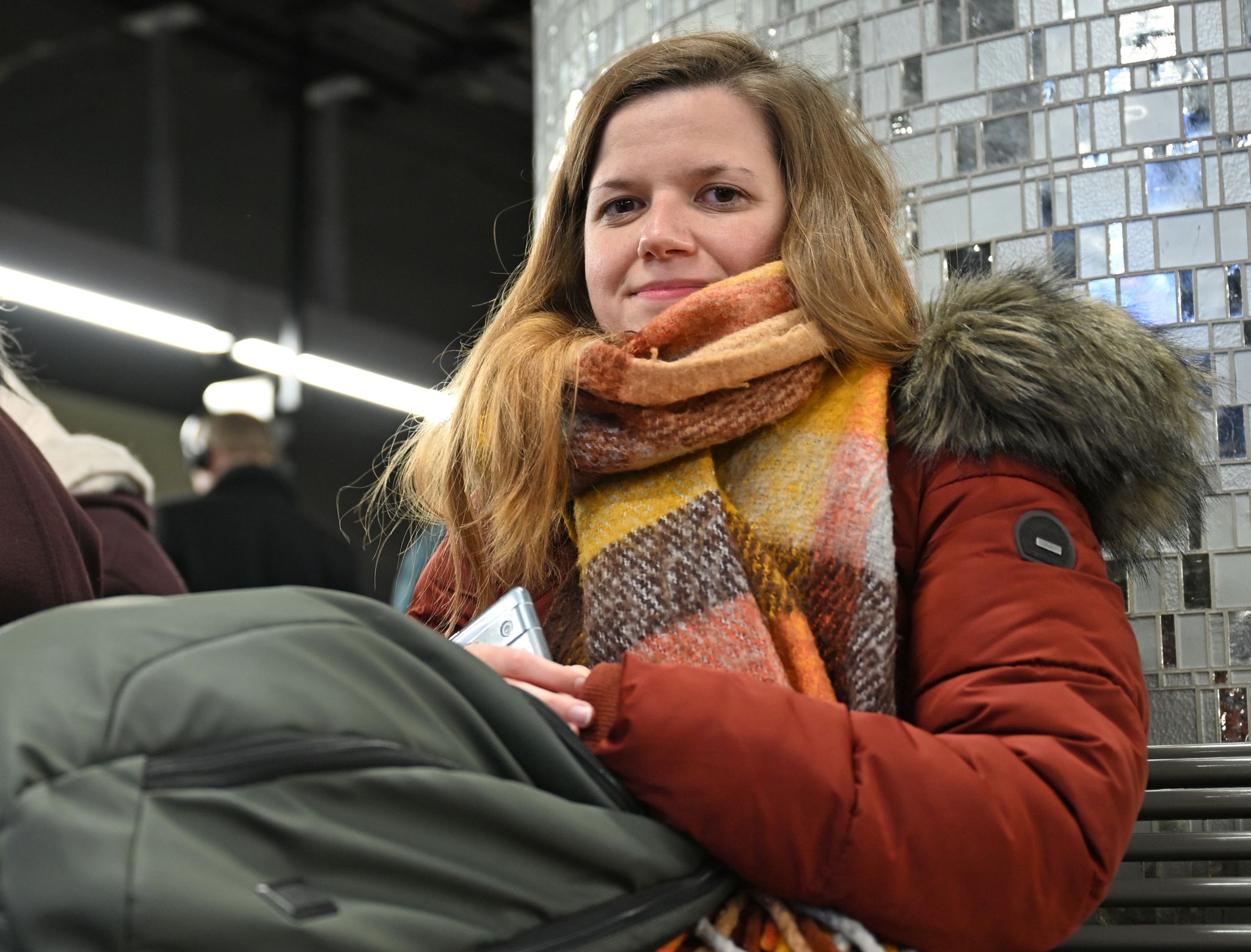 Pendlerin Nicole Hutter fährt regelmäßig mit der S-Bahn zur Arbeit.