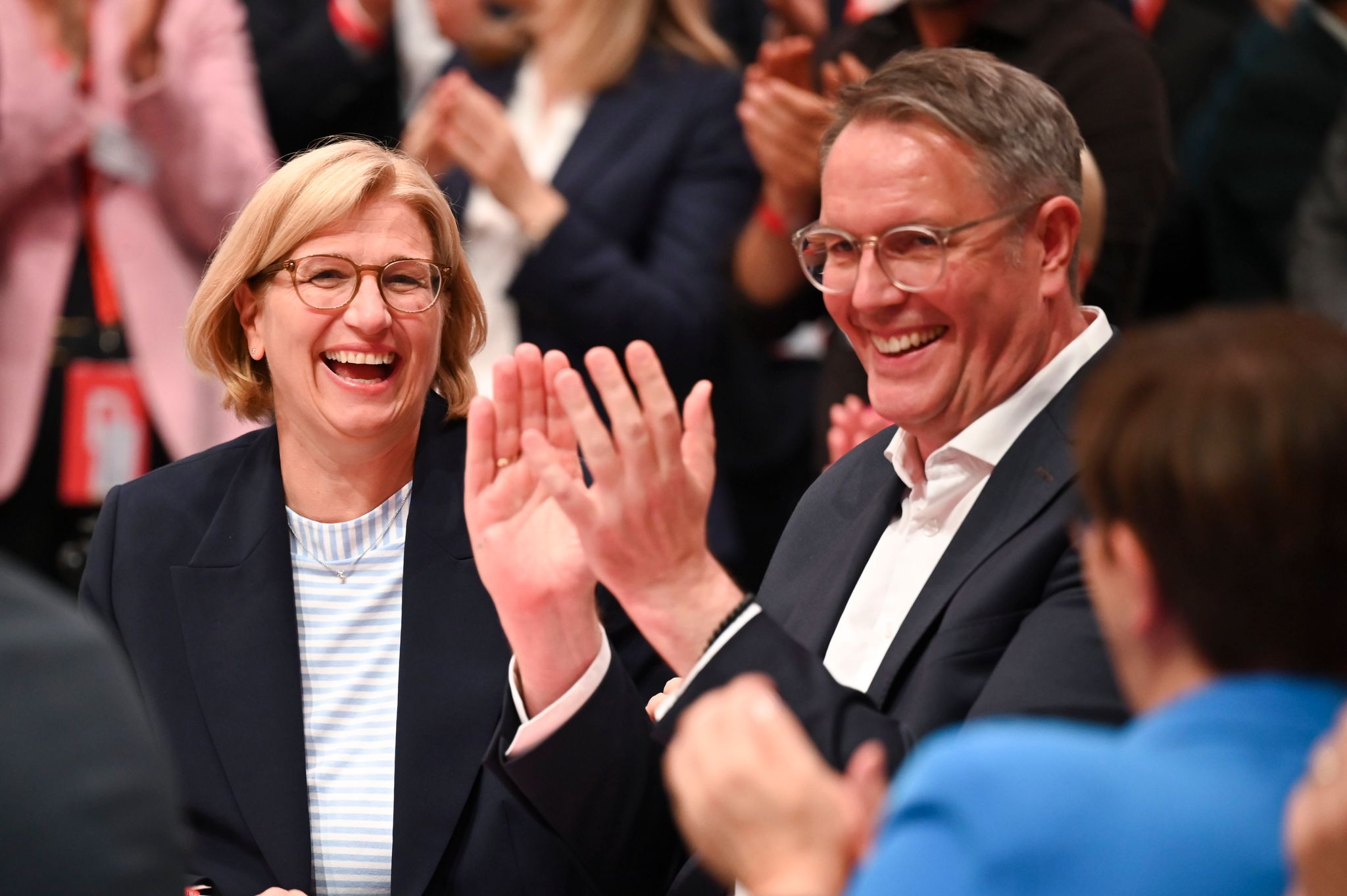 Die SPD-Politiker Anke Rehlinger und Alexander Schweitzer haben bei Weihnachtsliedern einen ganz unterschiedlichen Geschmack. (Archivbild)