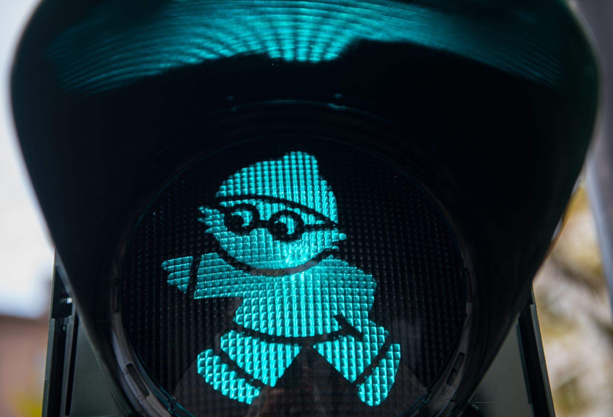 Die Mainzelmännchen lenken 2016 erstmals den Verkehr in der Landeshauptstadt. (Archivbild)