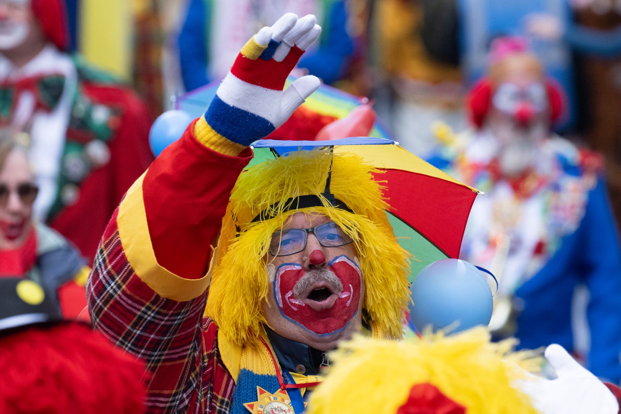 Helau, hieß es aus vielen Narrenmündern. 