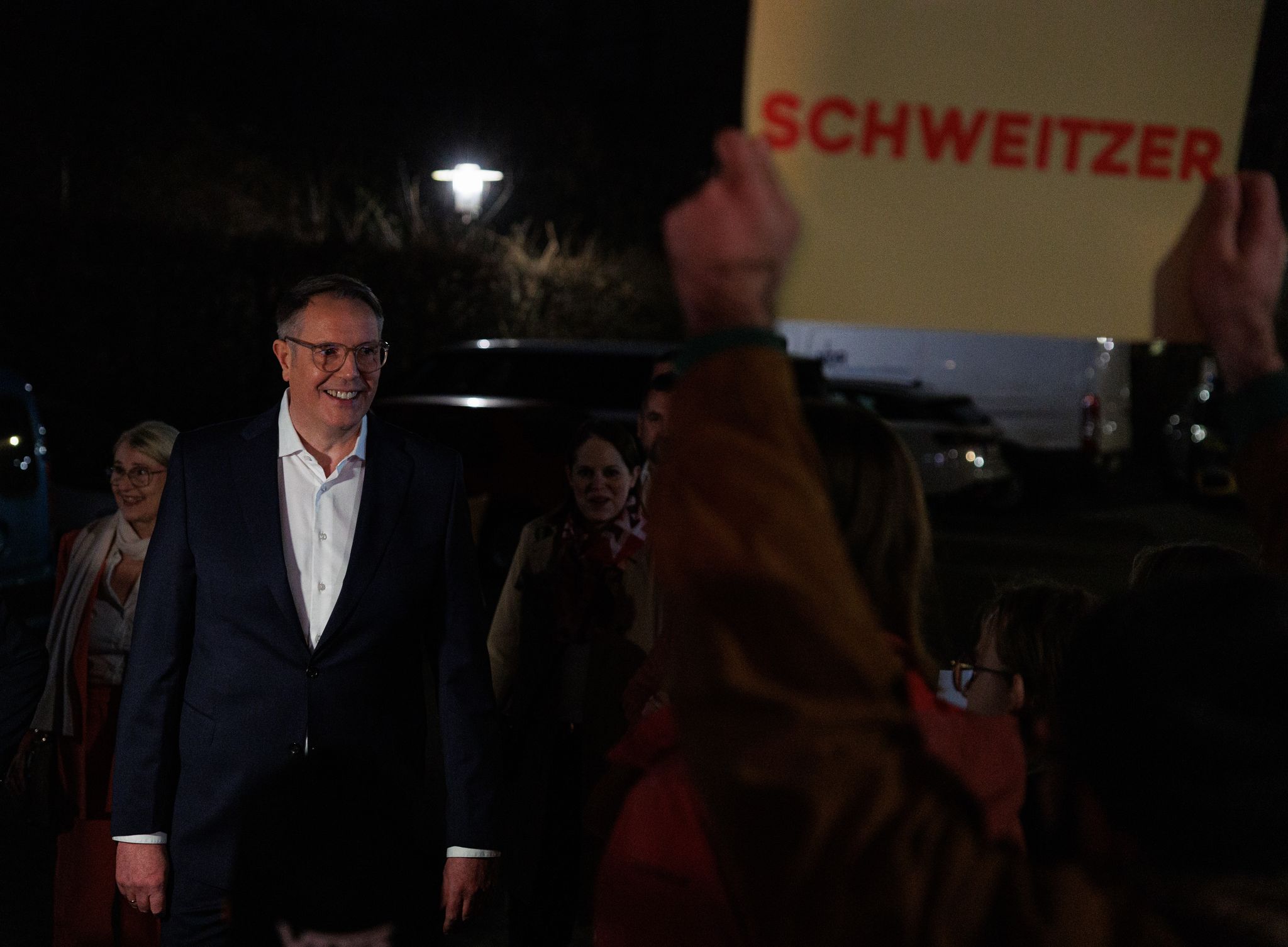 Der Wahlkampf findet auf der Straße statt. 