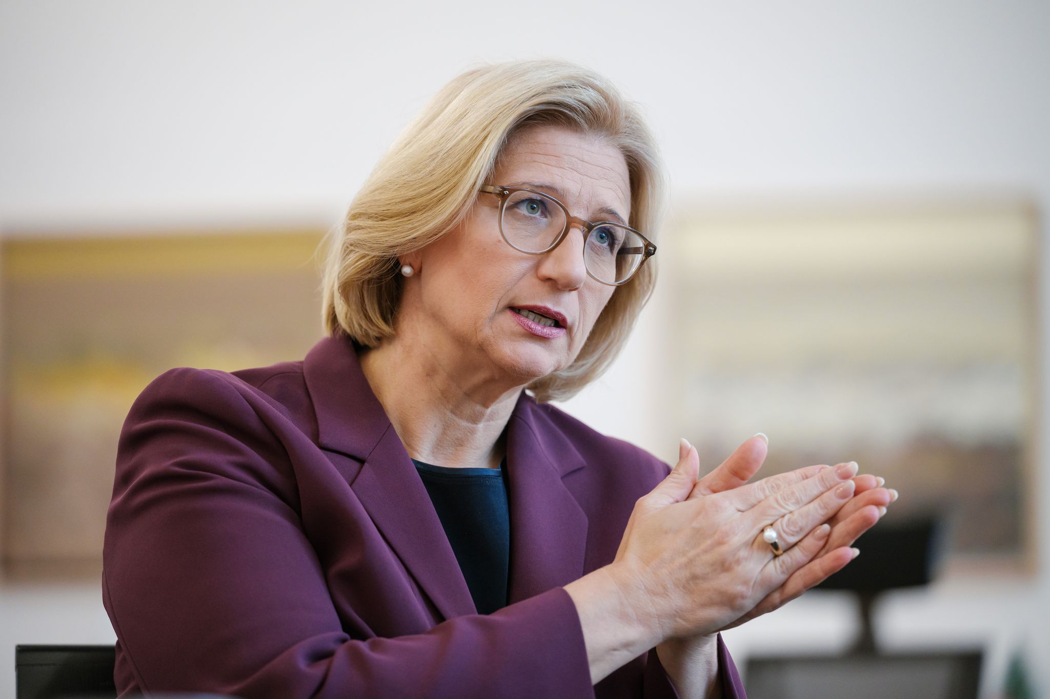 Anke Rehlinger (SPD), saarländische Ministerpräsidentin, ist von einer möglichen Mehrwertsteuer-Erhöhung nicht überzeugt. (Archivbild)