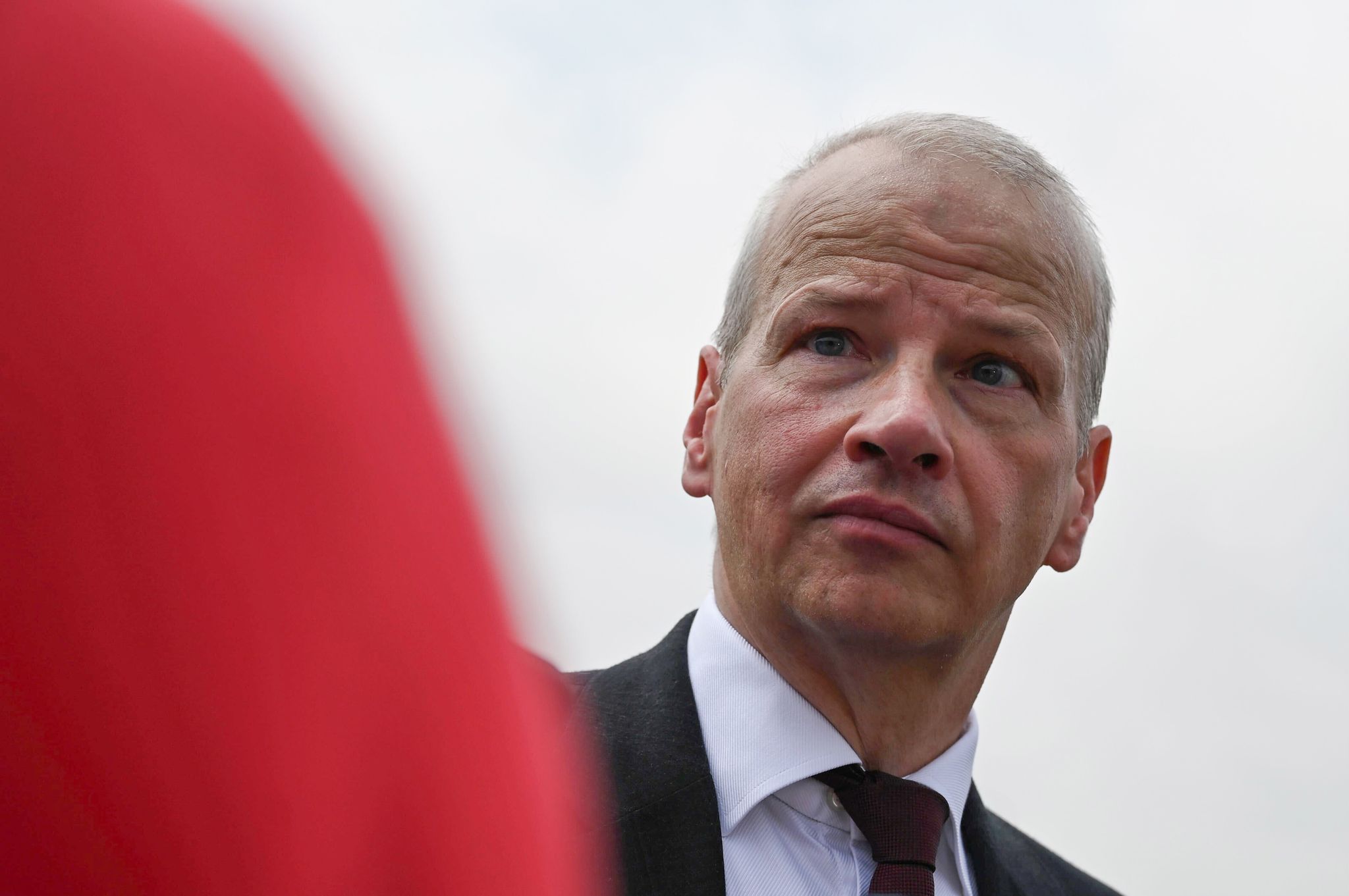 BASF-Vorstandschef Markus Kamieth gab vor Journalisten einen Ausblick zur Lage der Chemieindustrie. 