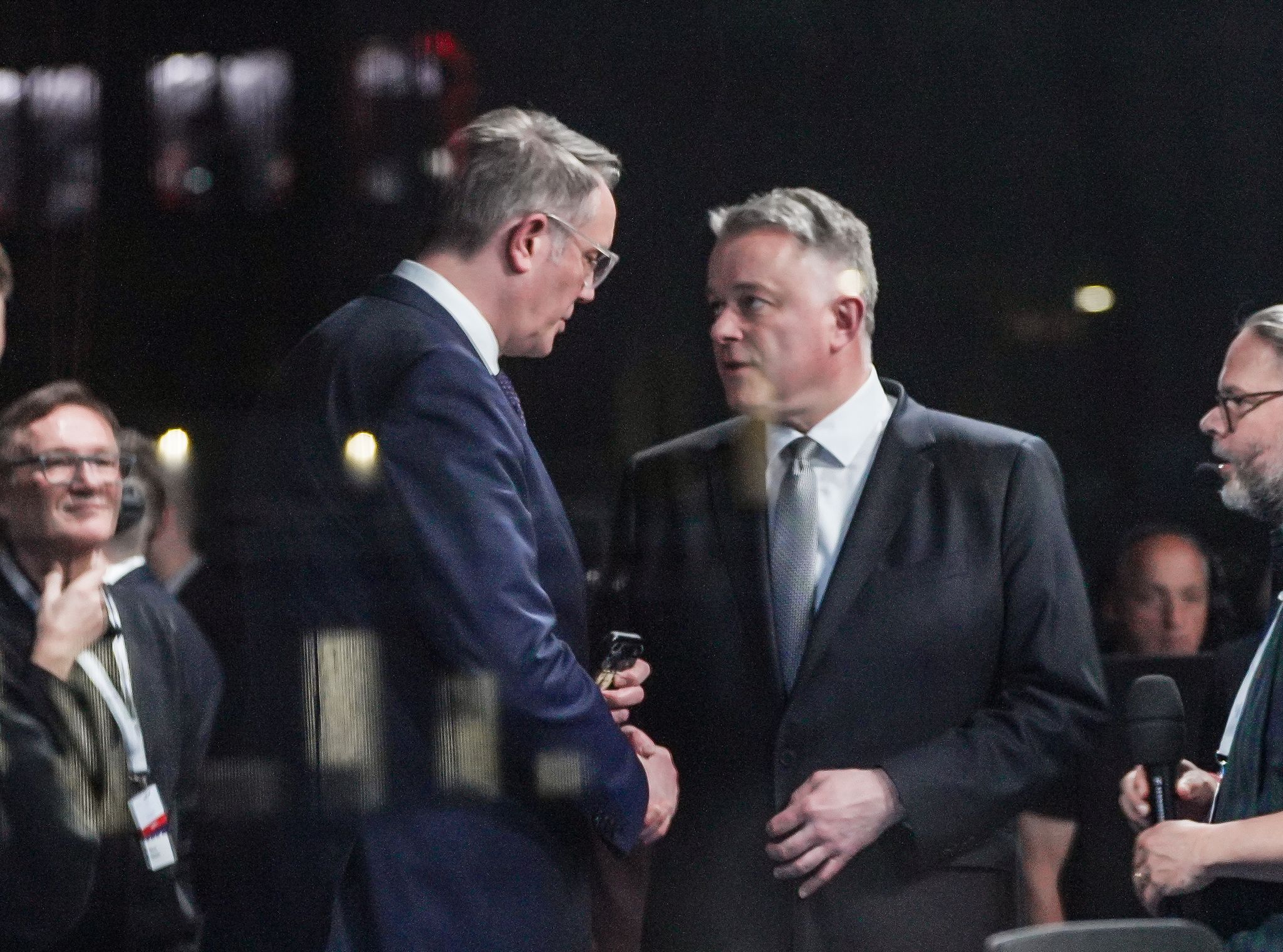 Auf dem Weg hin zu einer großen Koalition sind Alexander Schweitzer (SPD/links) und Gordon Schnieder (CDU) für ihre Parteien die Verhandlungsführer. (Archivfoto)