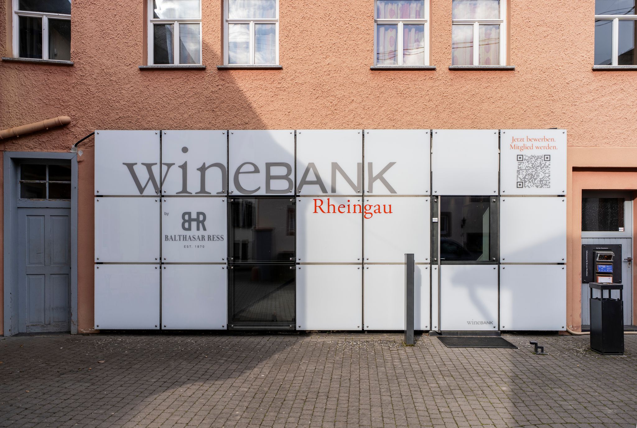 Die erste von inzwischen 17 Winebanks in mehreren Ländern.