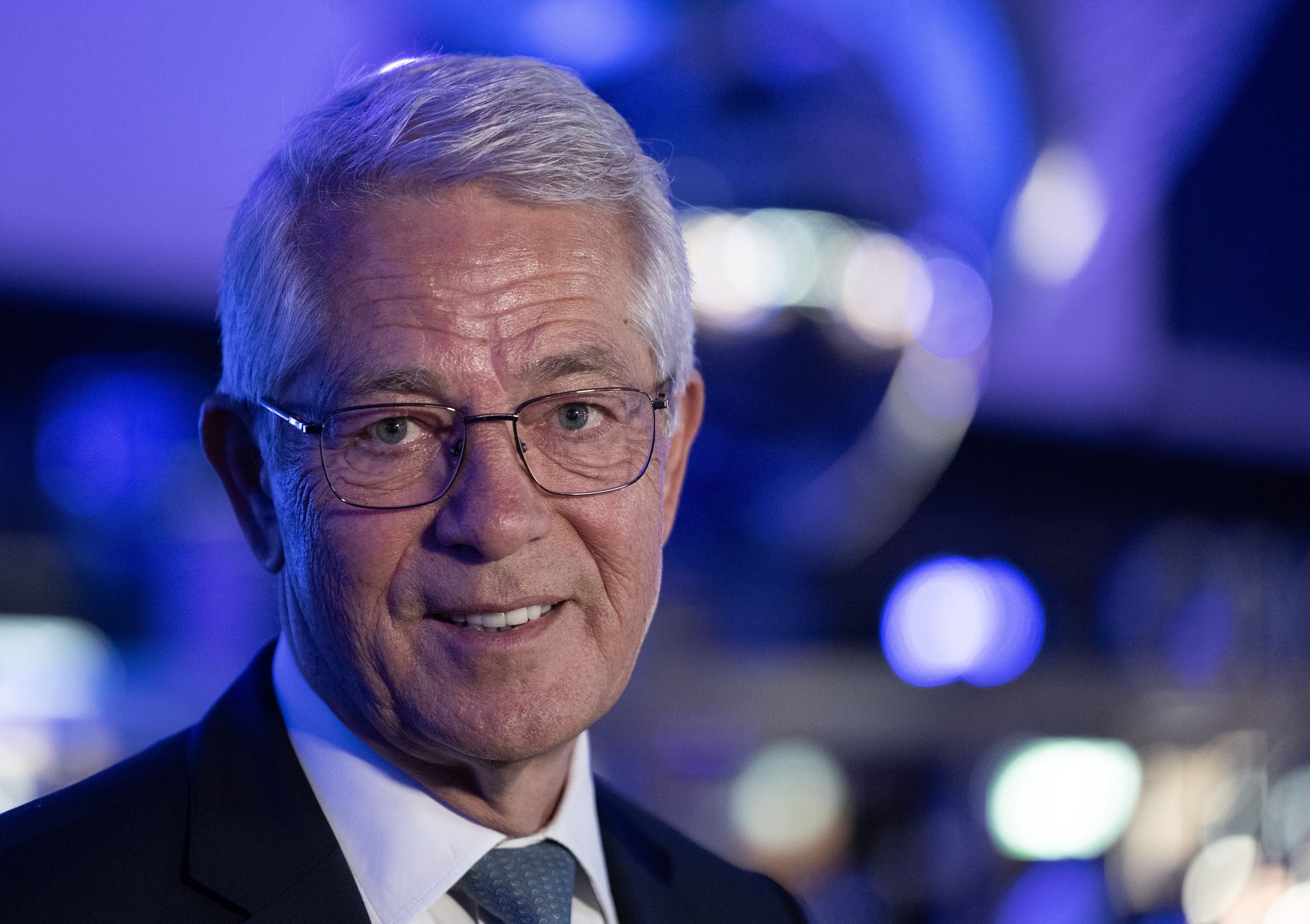 Fraport-Chef Schulte eröffnet das dritte Terminal des Frankfurter Flughafens. 