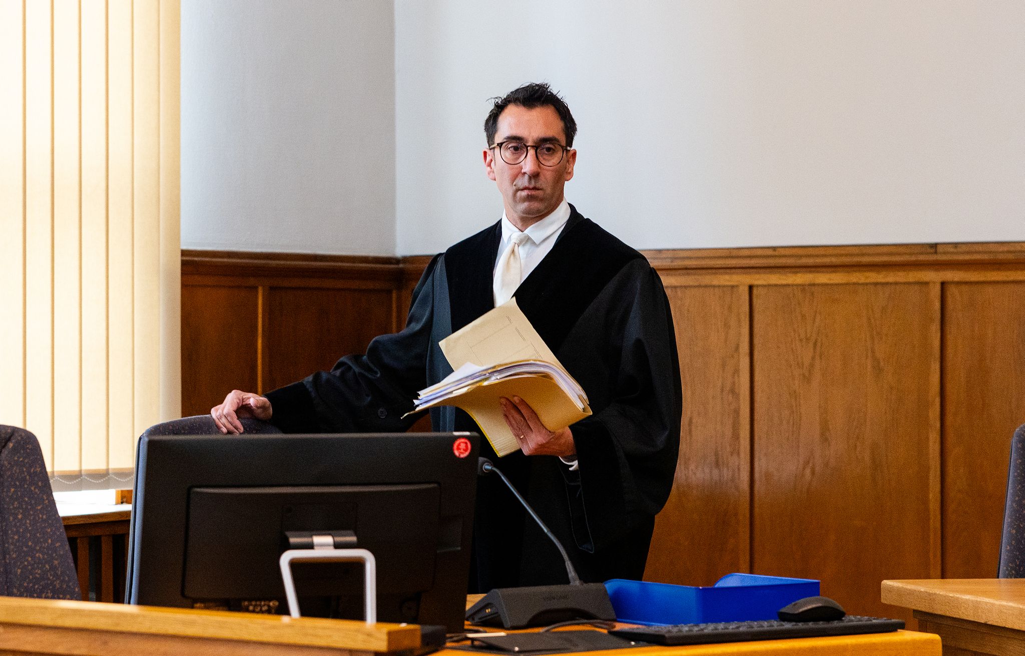 Staatsanwalt Christian Nassiry kurz vor der Urteilsverkündung.