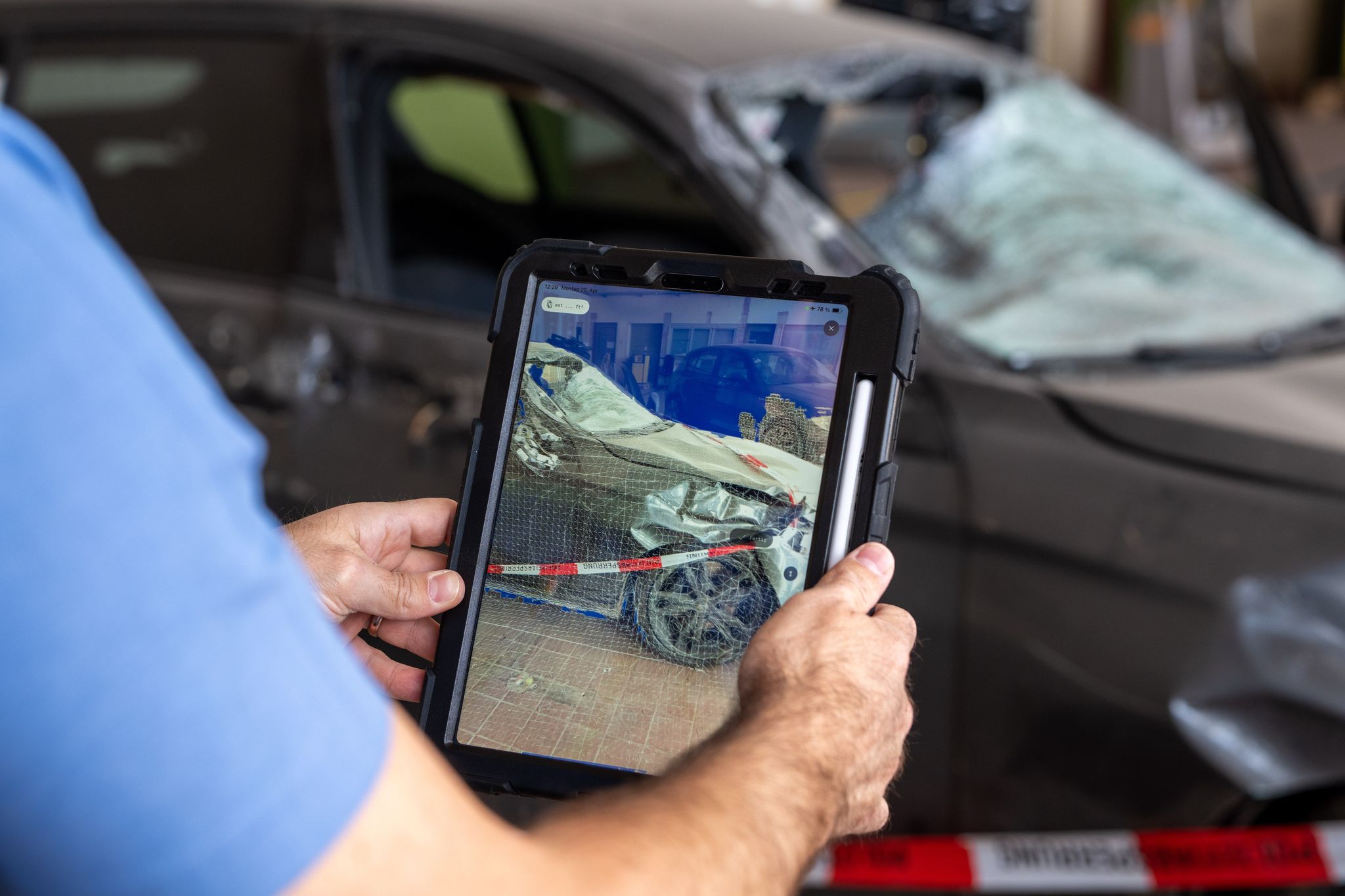 Spurensicherung ist die Aufgabe der Polizei, auch bei Unfällen, sagt Pientak.