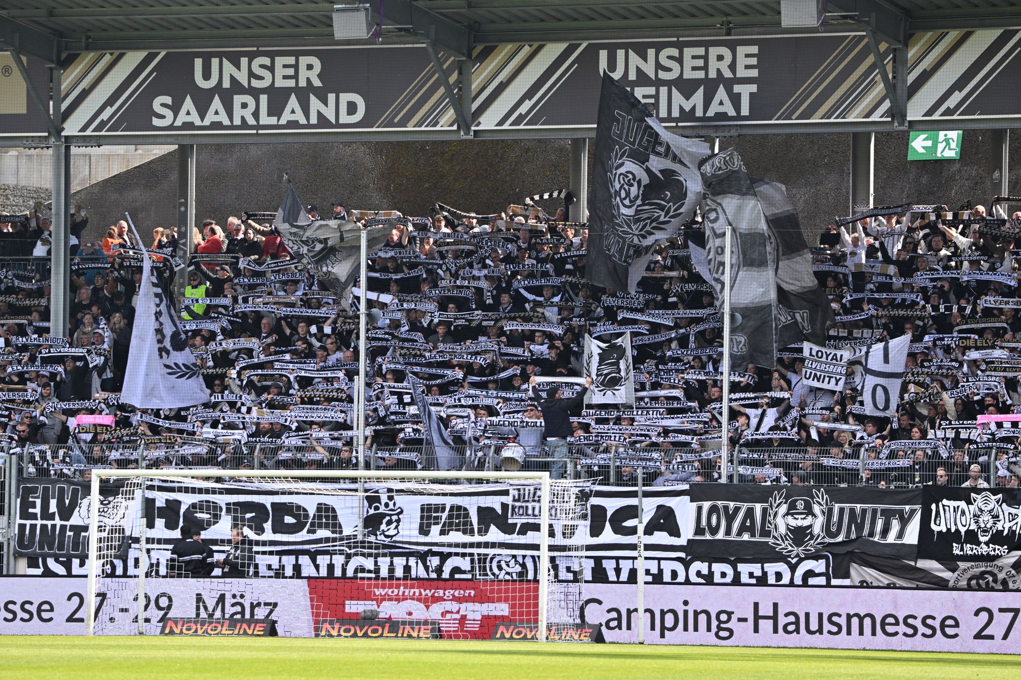 Die Heimstätte der SV Elversberg wird noch mindestens bis zum Jahresende um- und ausgebaut. (Archivbild)