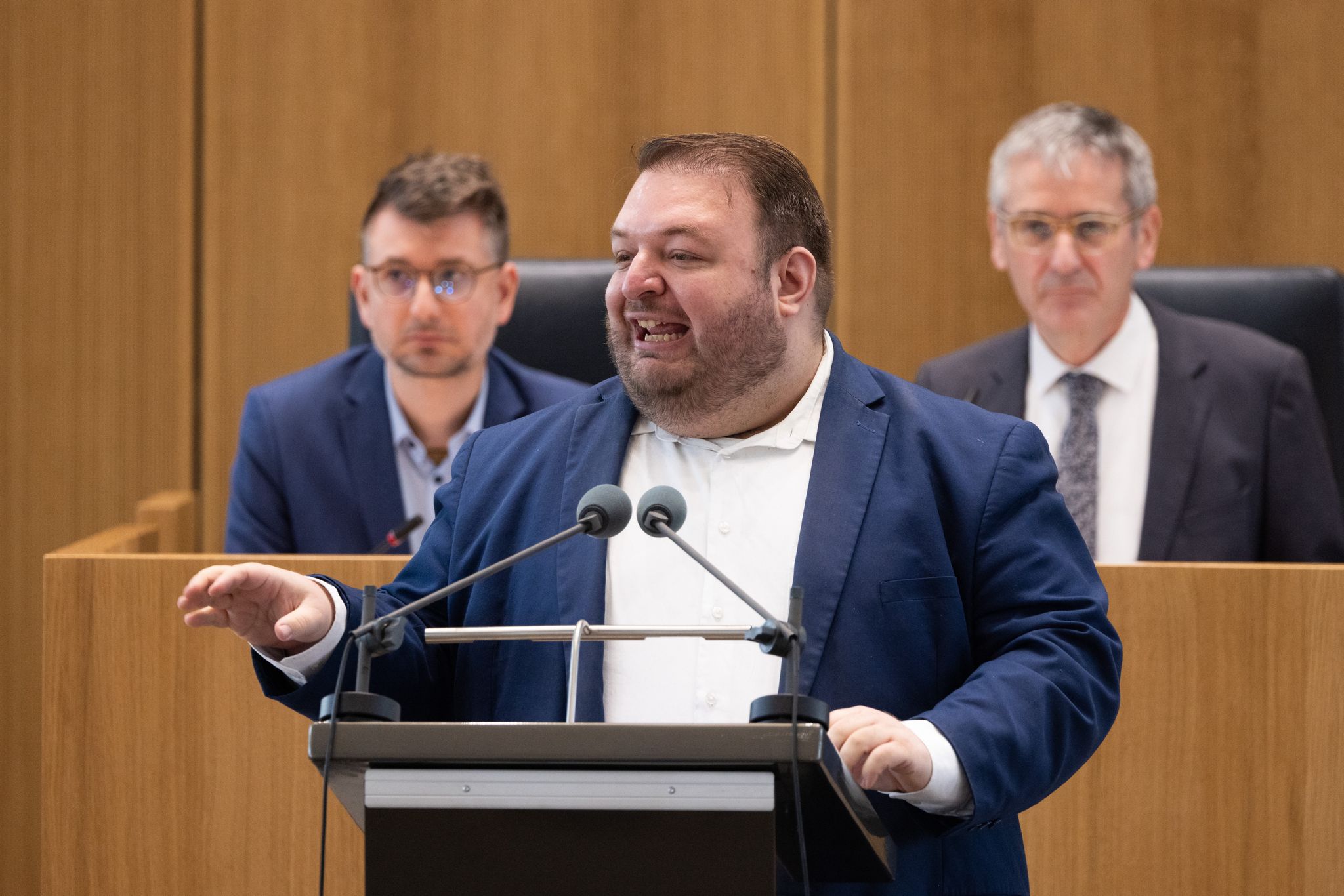  «Die AfD-Fraktion wird selbstverständlich eigene Kandidaten aufstellen», kündigte der Parlamentarische Geschäftsführer der AfD-Fraktion, Lohr, an. (Archivfoto)
