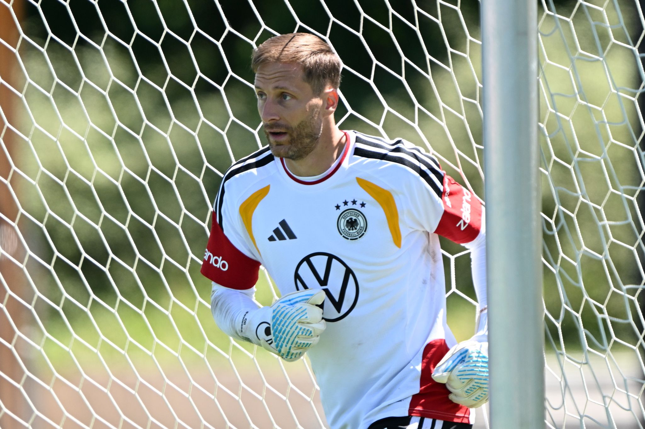 Oliver Baumann steht noch einmal im DFB-Tor. 