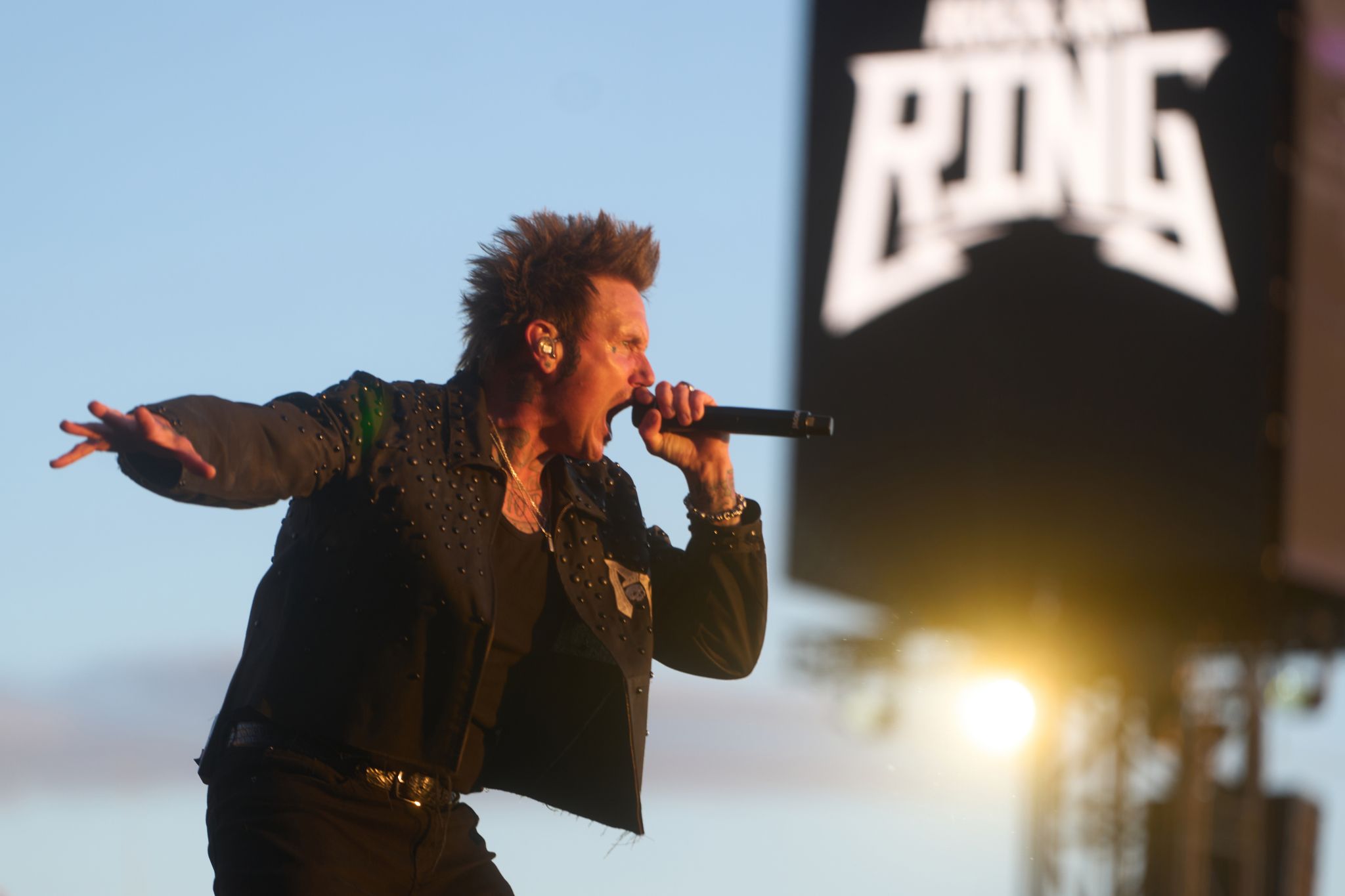 Bei dem Auftritt von Papa Roach feierten die Fans ausgelassen. 
