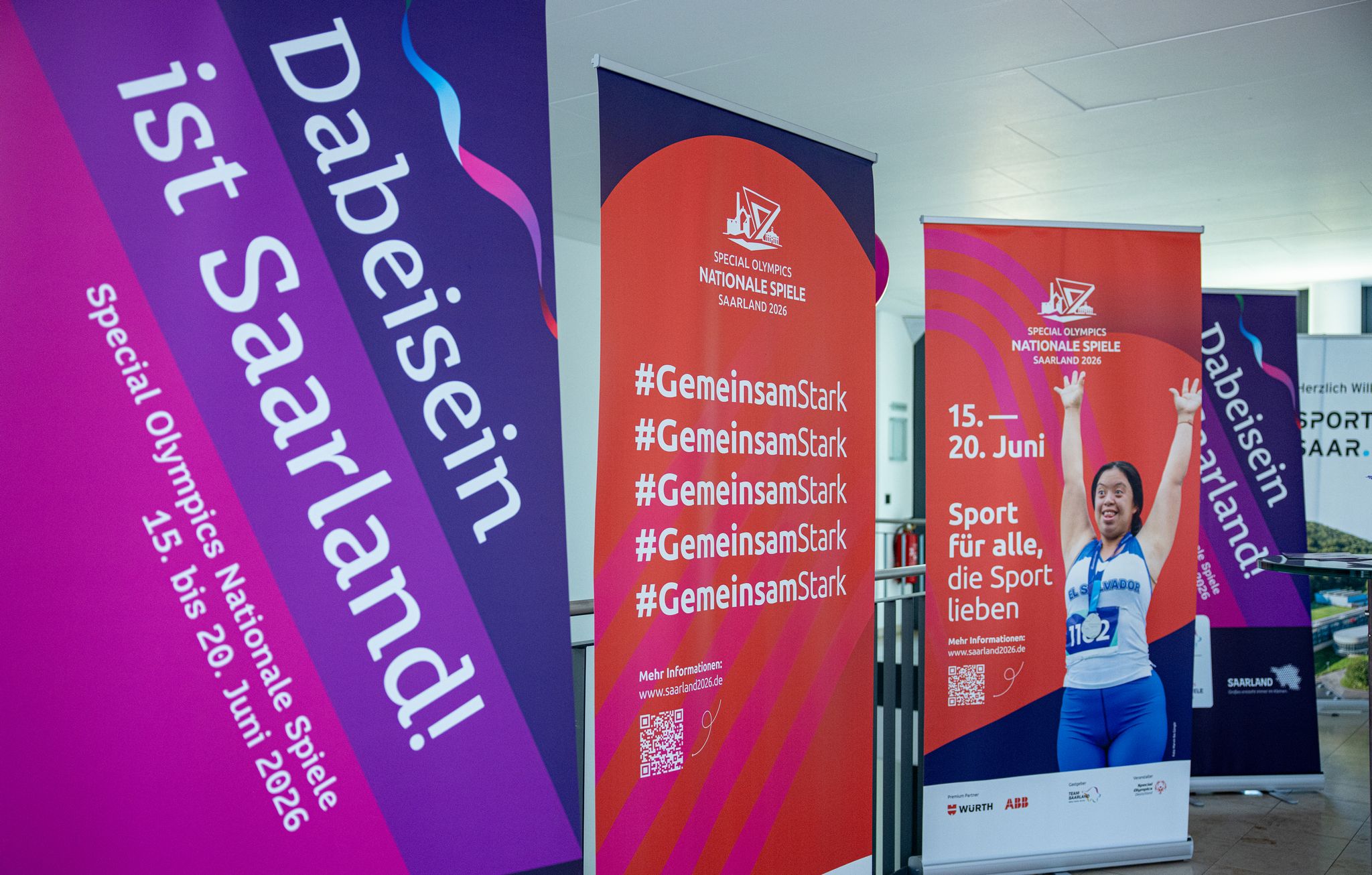 Das Motto «Dabeisein ist Saarland!» der Special Olympics ist im gesamten Saarland präsent. (Symbolbild)