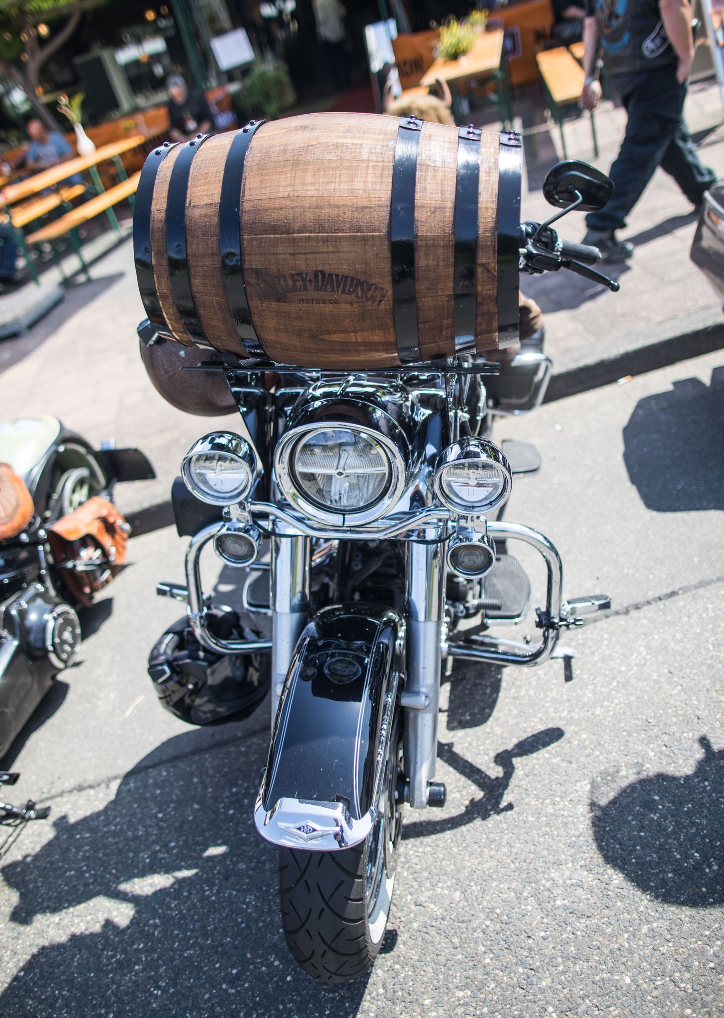 Auch Harley-Davidson-Fahrer können durstig werden - Motorradtreffen Magic Bike im Oberen Mittelrheintal. (Archivbild)