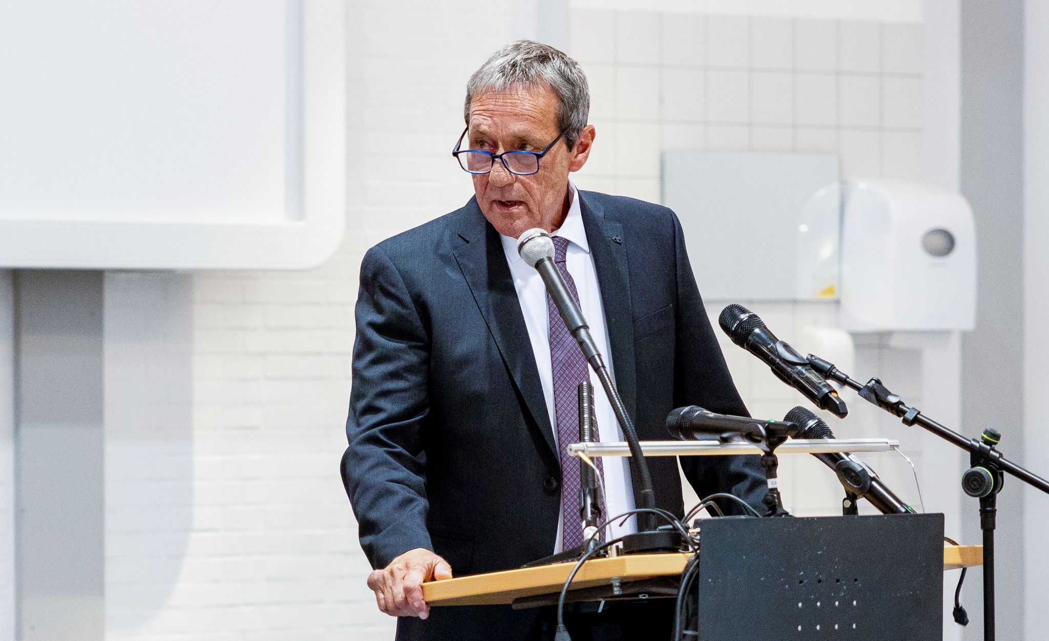 Der Innenminister wollte mit seinem Kommen ein Zeichen setzen