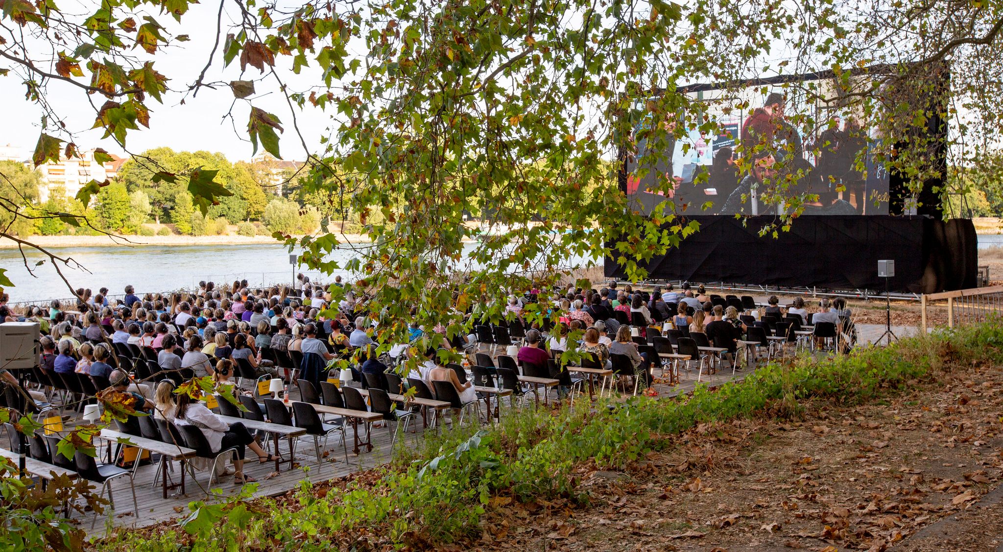 Das Festival läuft in einem Freiluftkino sowie in Kinozelten. (Archivfoto)