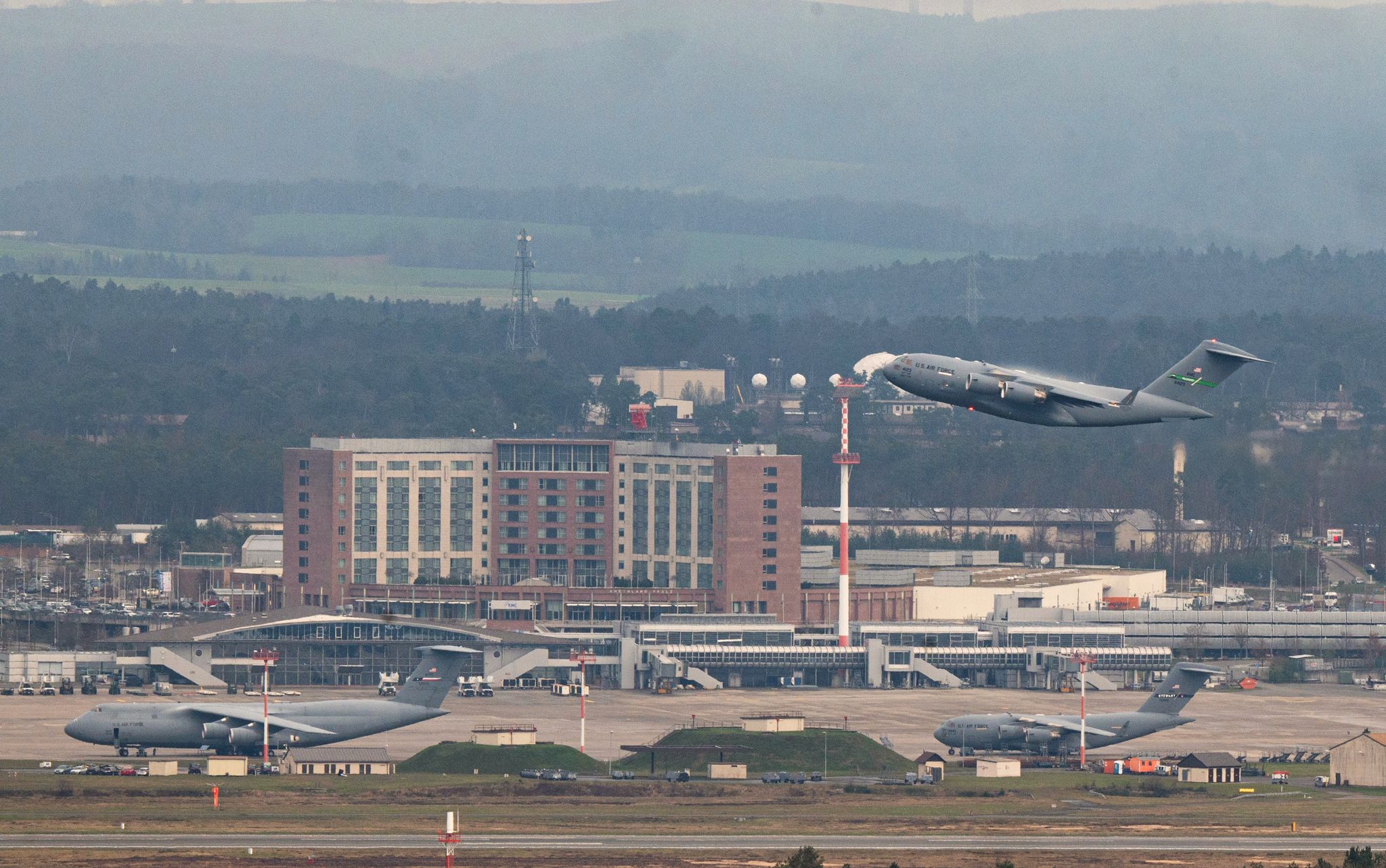 Am 11. September 2001 rückte auch der US-Stützpunkt Ramstein in der Pfalz in den Blickpunkt. (Archivbild)