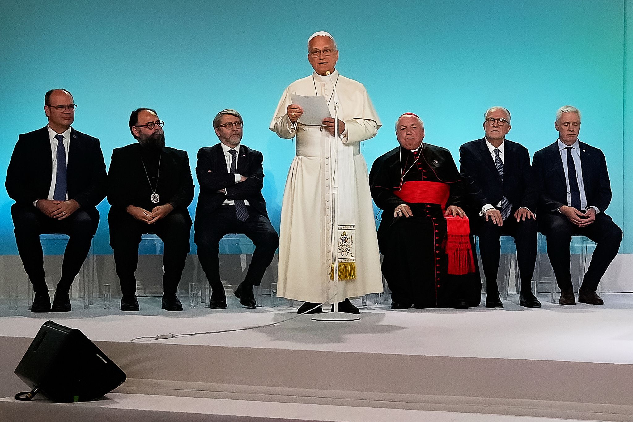 Leo XIV. traf sich auch mit Vertretern anderer Religionen.