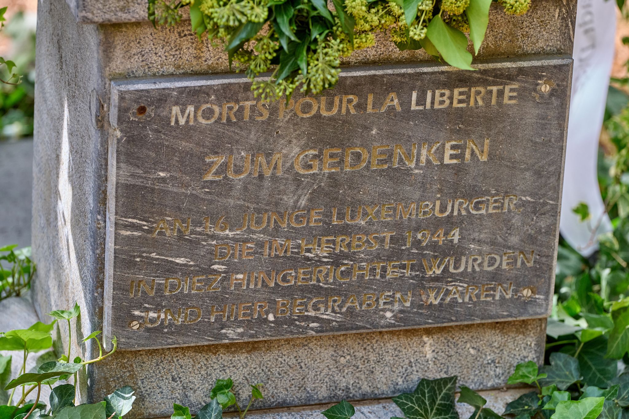 Das Denkmal des Engels soll an die Opfer erinnern. 