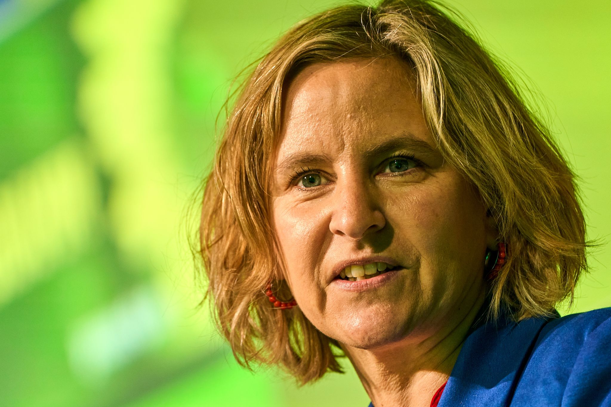Grünen-Fraktionschefin Katrin Eder stört sich am Vorgehen der Regierungsfraktionen. (Archivfoto)