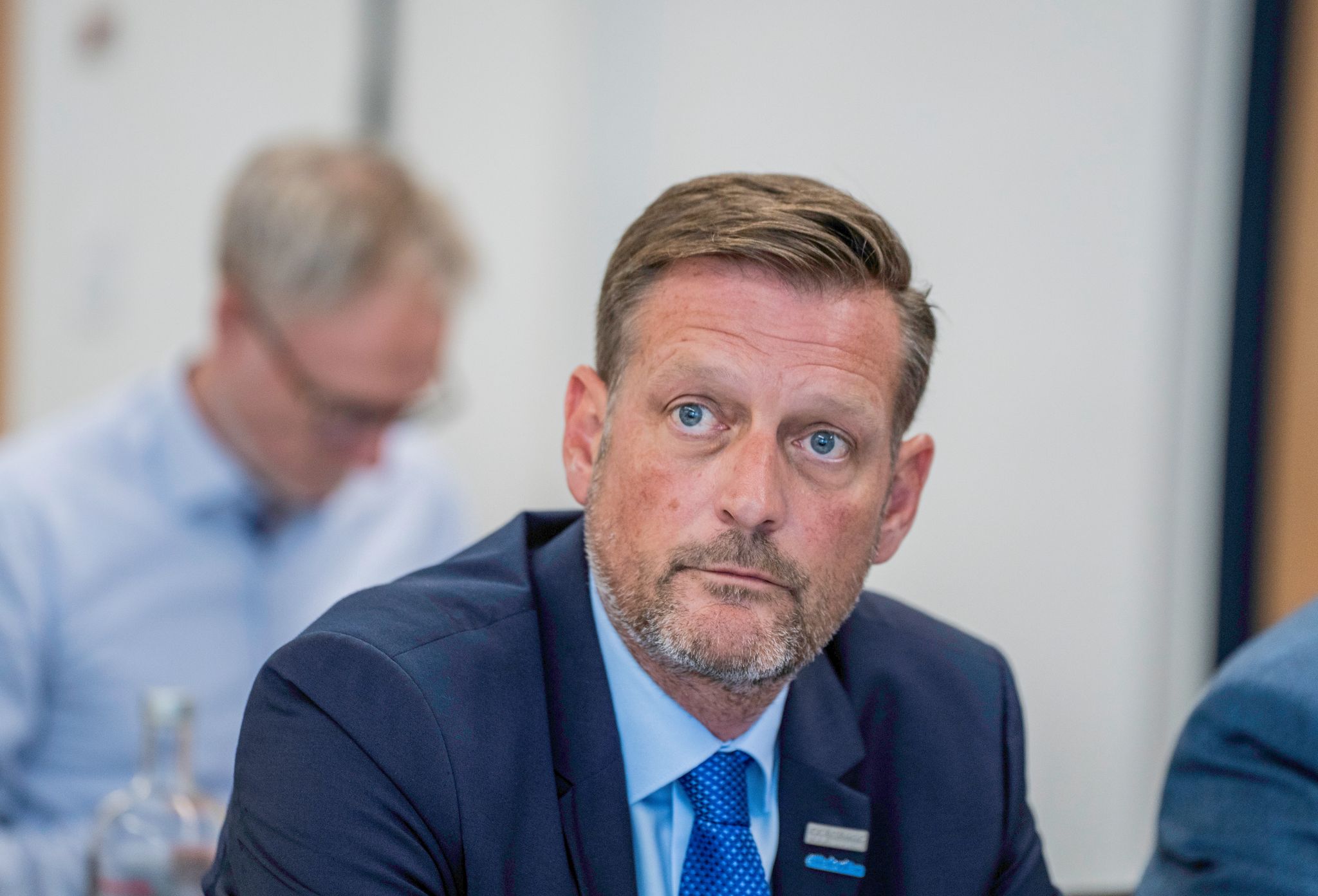 Manchmal wisse man gar nicht mehr, wie überhaupt noich gefahren werden könne, sagt Andreas Rohr, Geschäftsführer der Contargo Wörth-Karlsruhe GmbH.