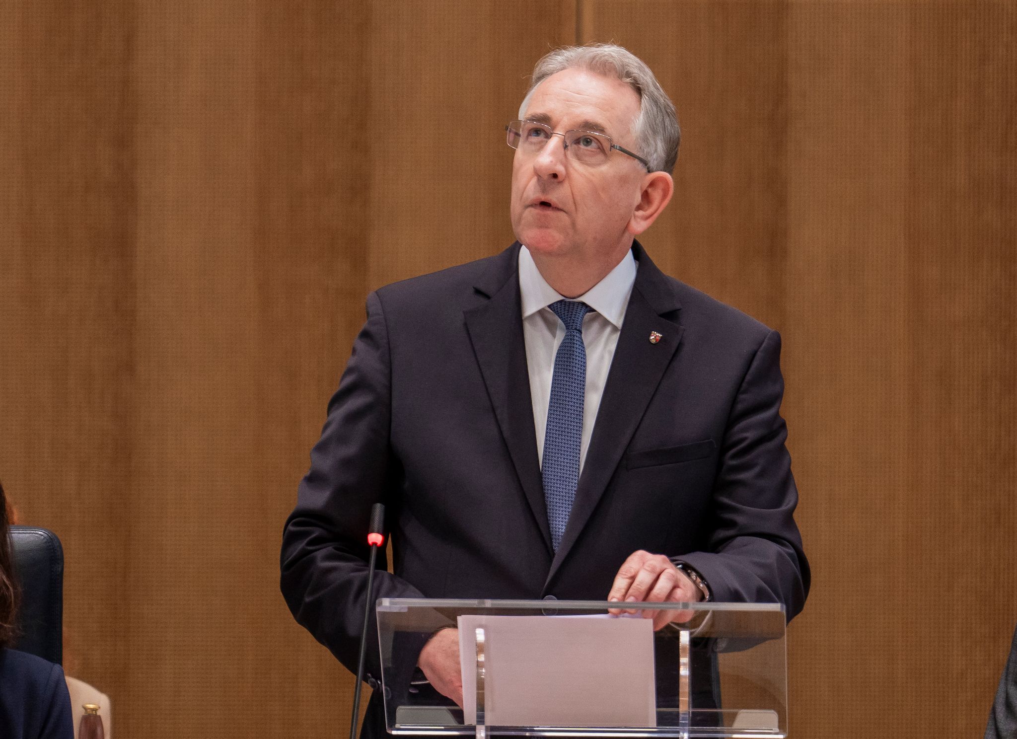 Der neue Landtagspräsident Matthias Lammert (CDU) betont den Vorbildcharakter von Rheinland-Pfalz. (Archivbild)