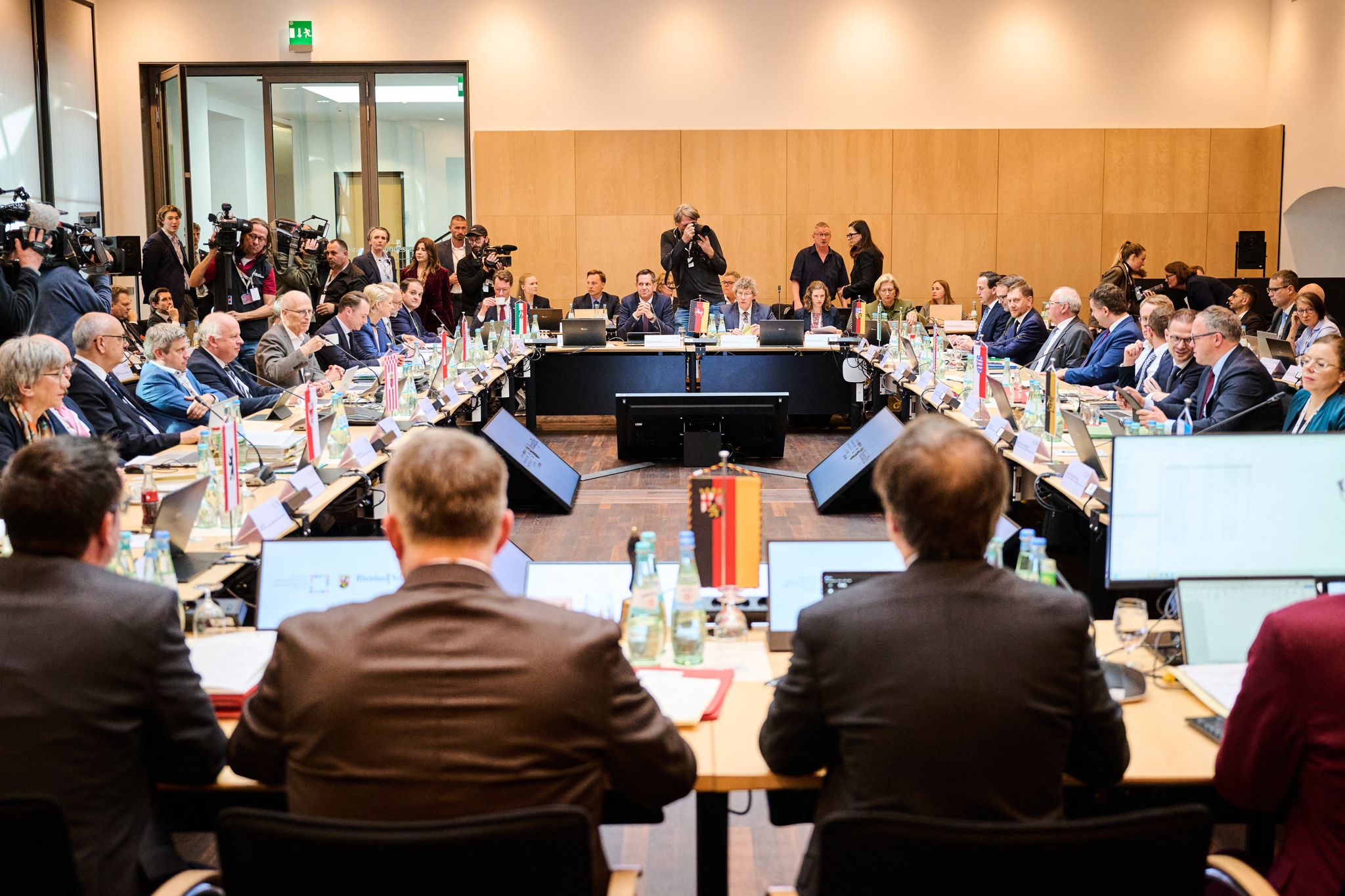 Bayerns Ministerpräsident Söder war nicht zu dem Treffen gekommen. 