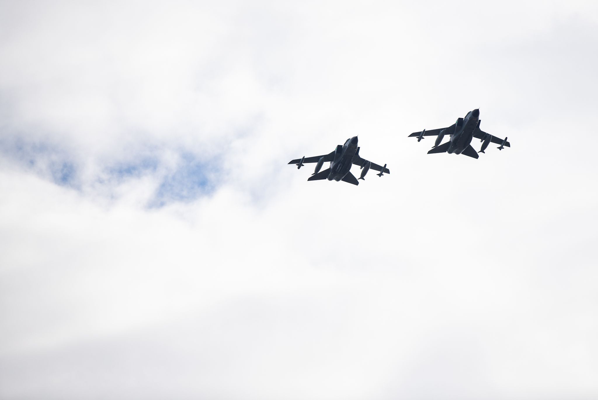 Ausgewählte Tornado-Kampfflugzeuge der Luftwaffe sind so ausgerüstet, dass sie im Fall der Fälle auch US-Atombomben abwerfen könnten. (Archivbild)