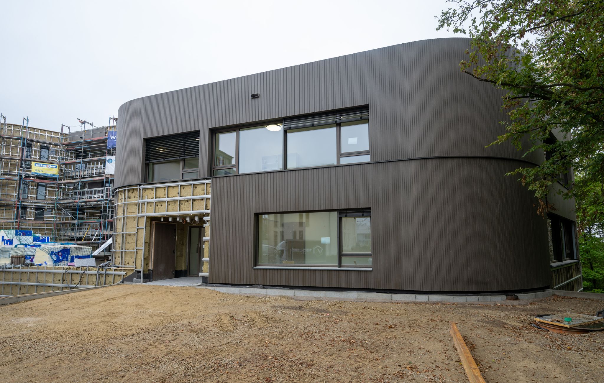 Der Bau des Hauses ist fast fertig. (Archivbild)